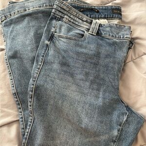 Talbots Women's Boot Cut Denim Jeans in Soft Blue